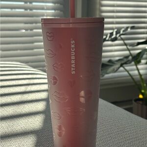 Starbucks Blush Pink Valentines Tumbler